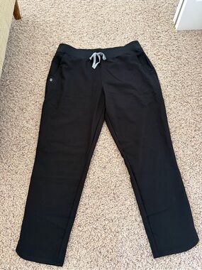 Figs Michele scrub pant, black, XL tall